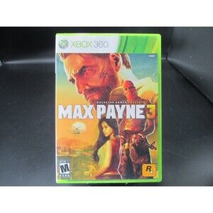 Max Payne 3 (Microsoft Xbox 360) -CIB Complete-Very‎ Good